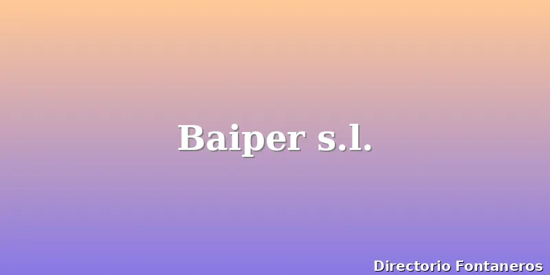 Baiper s.l.