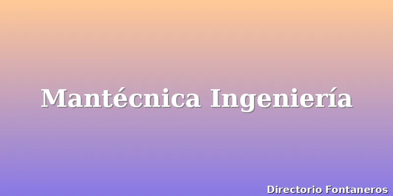 Mantécnica Ingeniería
