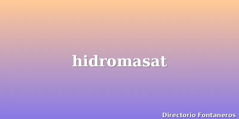 hidromasat