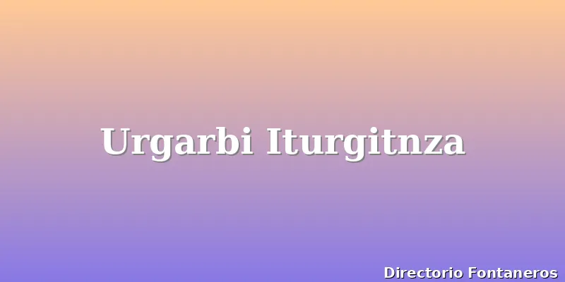 Urgarbi Iturgitnza