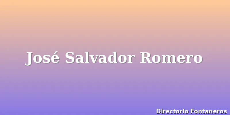 José Salvador Romero