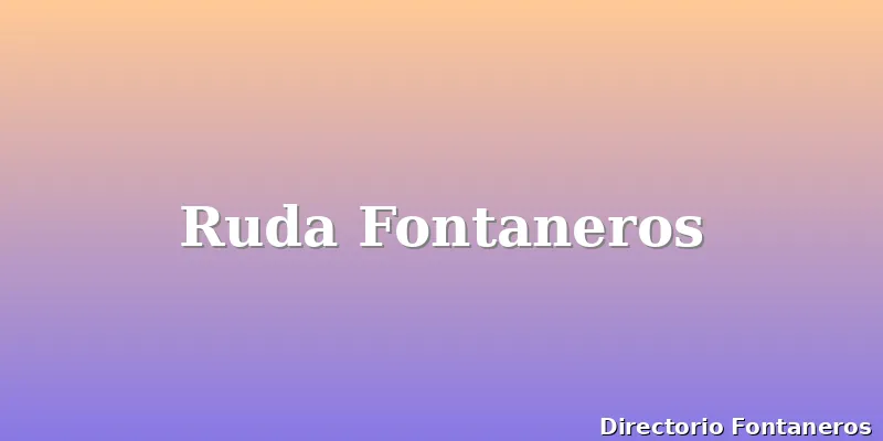 Ruda Fontaneros