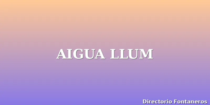 AIGUA LLUM