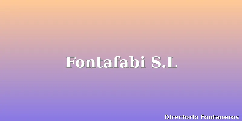 Fontafabi S.L