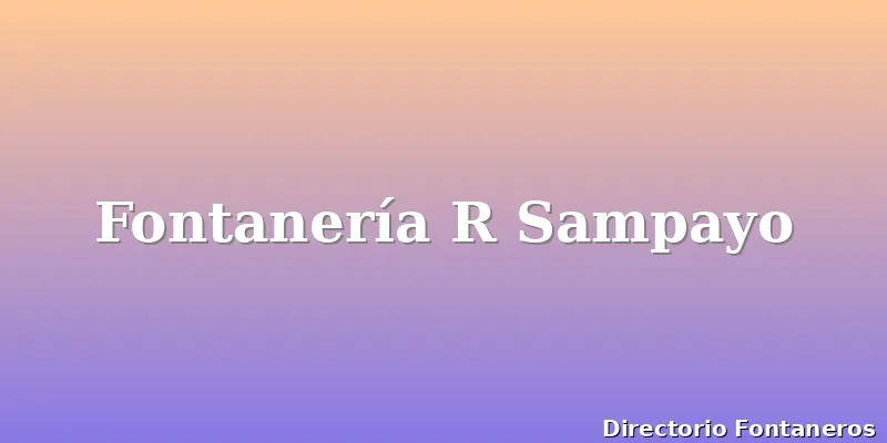 Fontanería R Sampayo