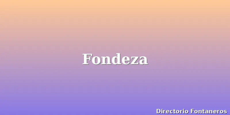Fondeza