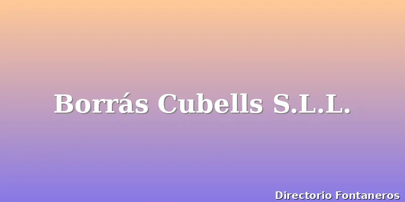 Borrás Cubells S.L.L.