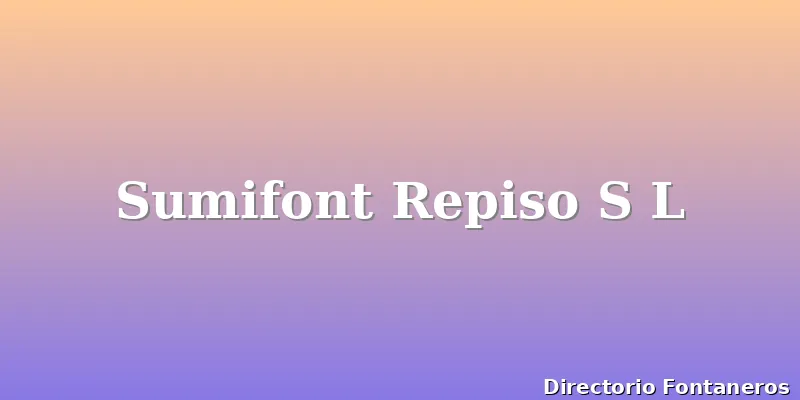 Sumifont Repiso S L