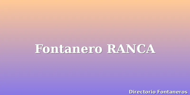Fontanero RANCA