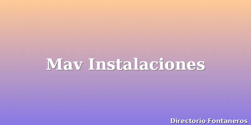 Mav Instalaciones