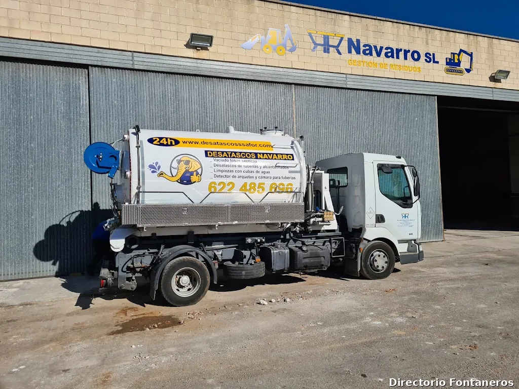 Desatascos Navarro Safor y Desatascos tuberias Gandía Navarro | Fosas Sépticas y Tuberías