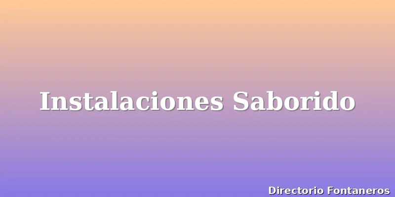 Instalaciones Saborido