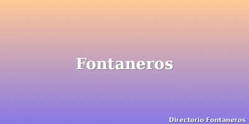 Fontaneros