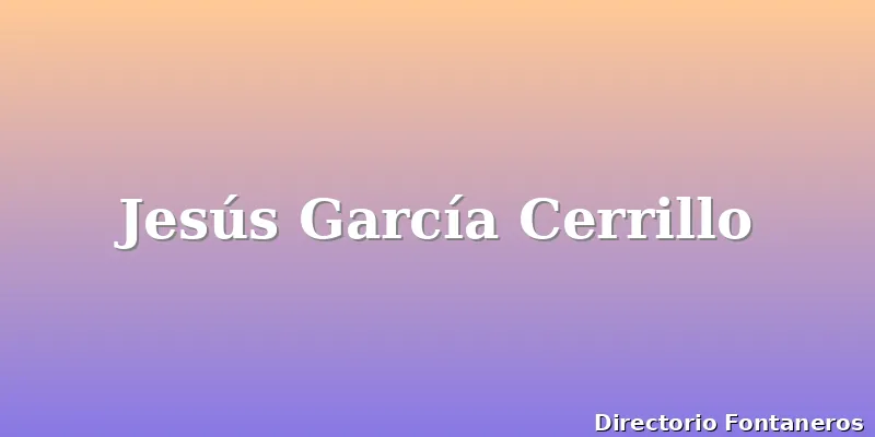 Jesús García Cerrillo