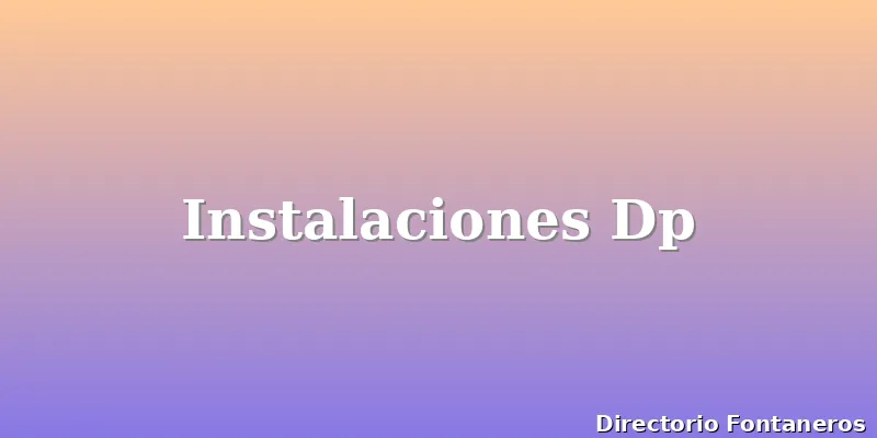 Instalaciones Dp