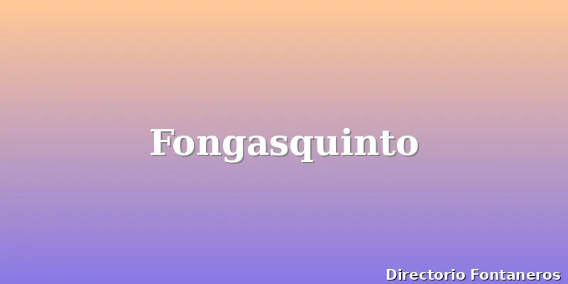 Fongasquinto