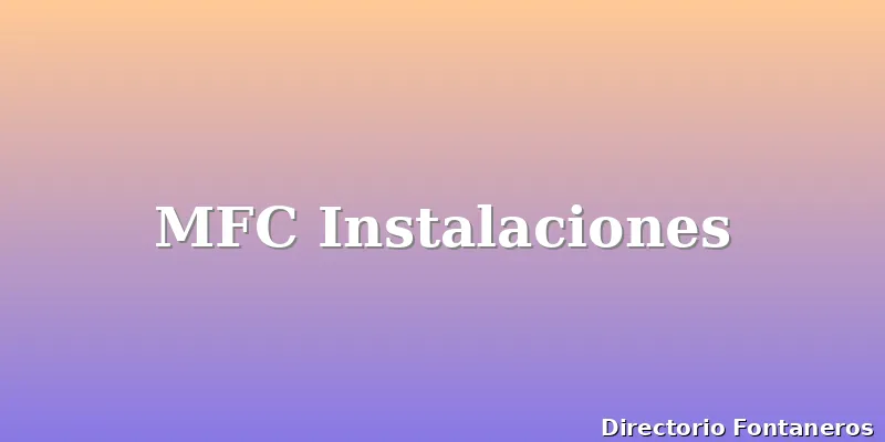 MFC Instalaciones