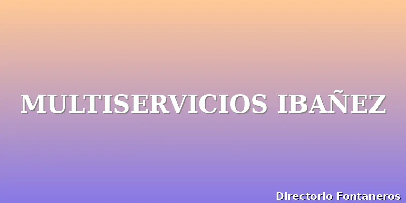 MULTISERVICIOS IBAÑEZ