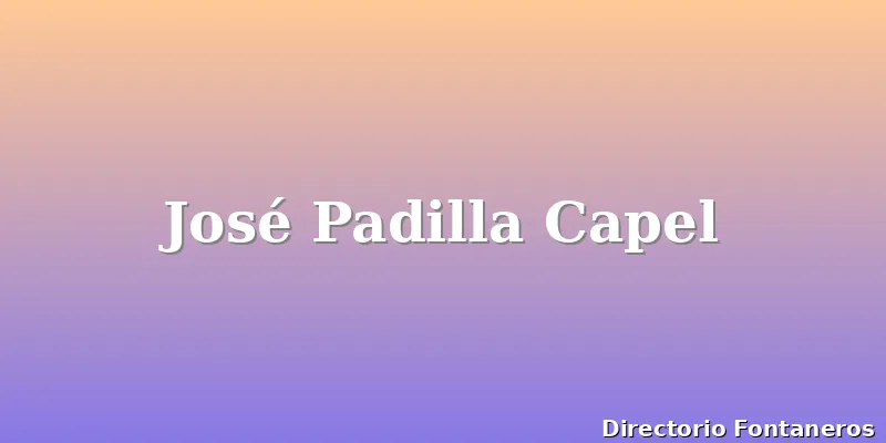 José Padilla Capel