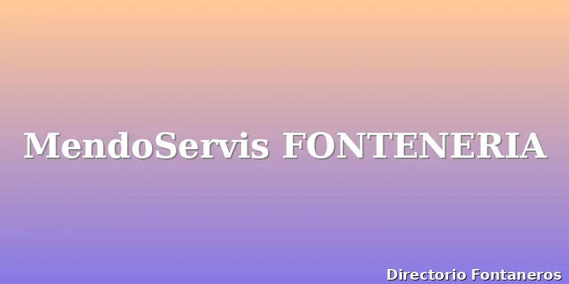 MendoServis FONTENERIA