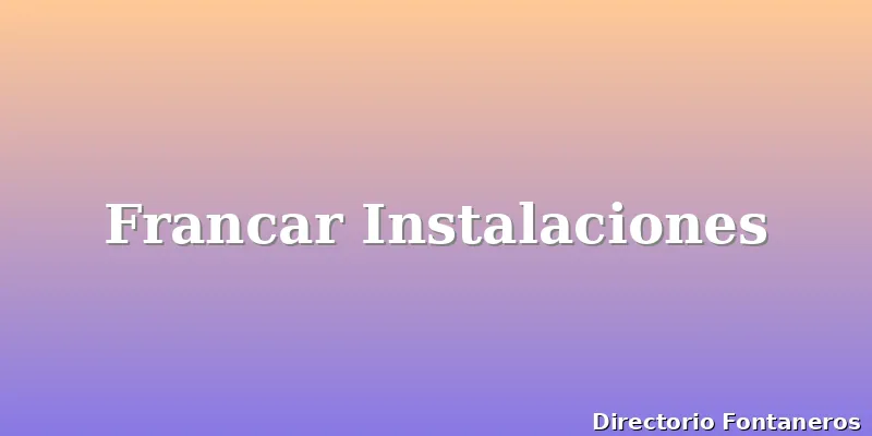 Francar Instalaciones