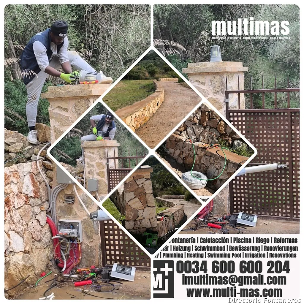 Multimas | Electricidad | Fontanería | Calefacción | Piscina | Riego | Reformas