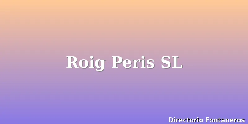 Roig Peris SL