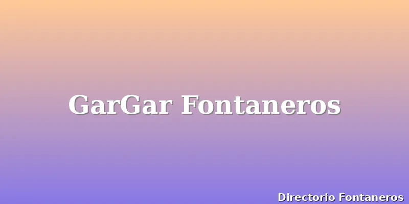 GarGar Fontaneros