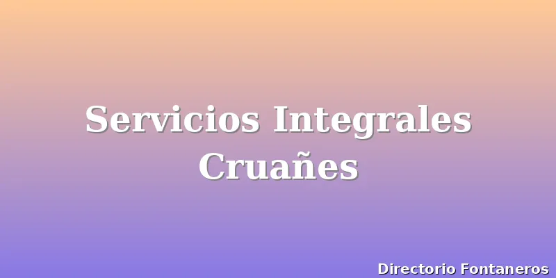 Servicios Integrales Cruañes