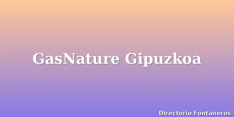 GasNature Gipuzkoa