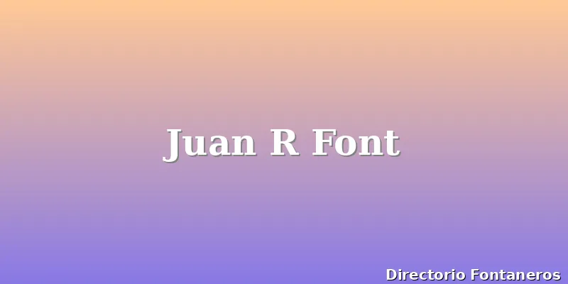 Juan R Font
