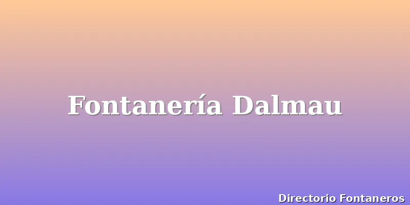 Fontanería Dalmau