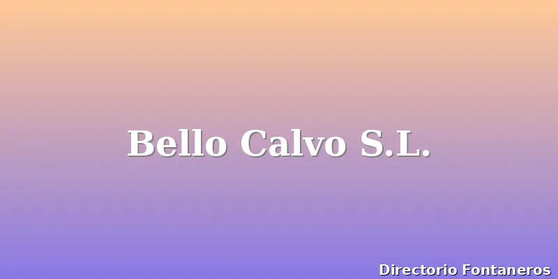 Bello Calvo S.L.