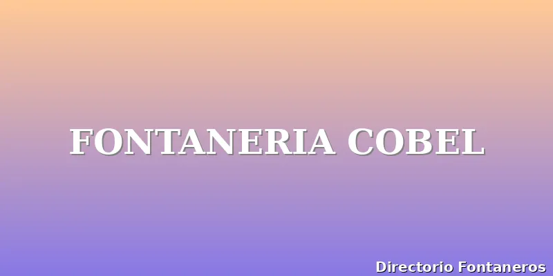 FONTANERIA COBEL