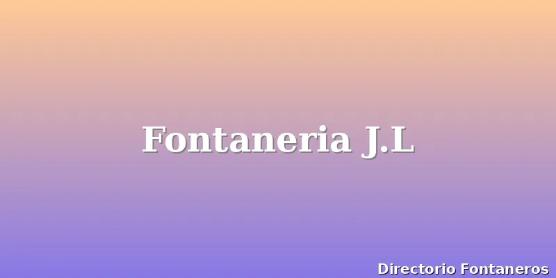 Fontaneria J.L