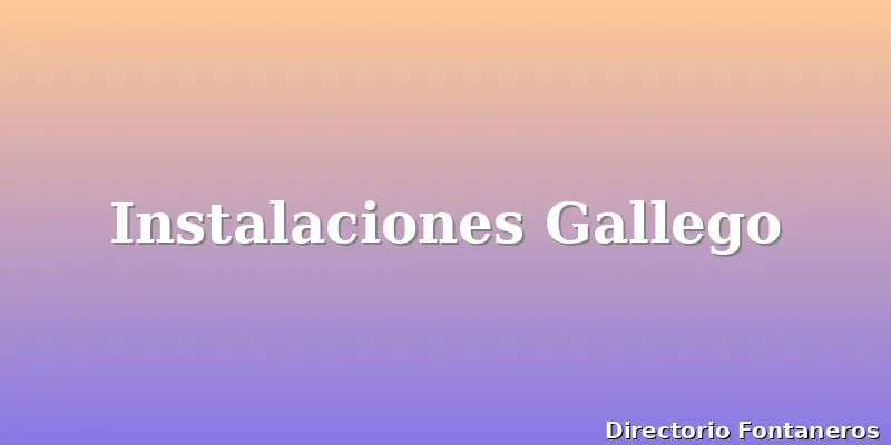 Instalaciones Gallego