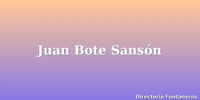 Juan Bote Sansón