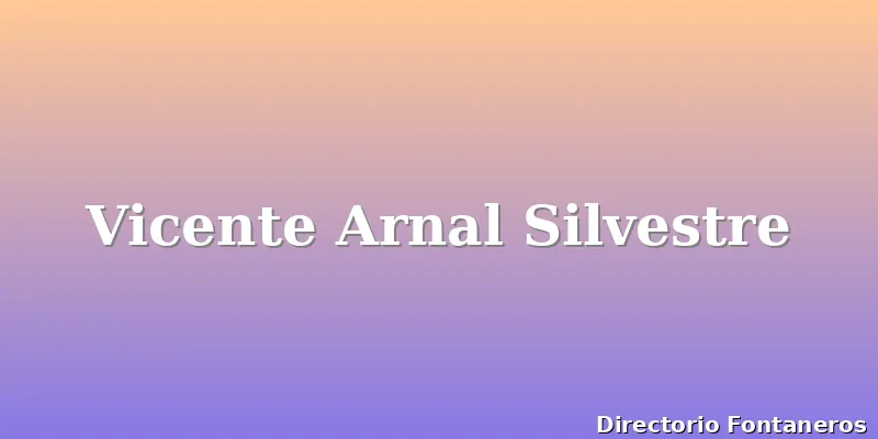 Vicente Arnal Silvestre
