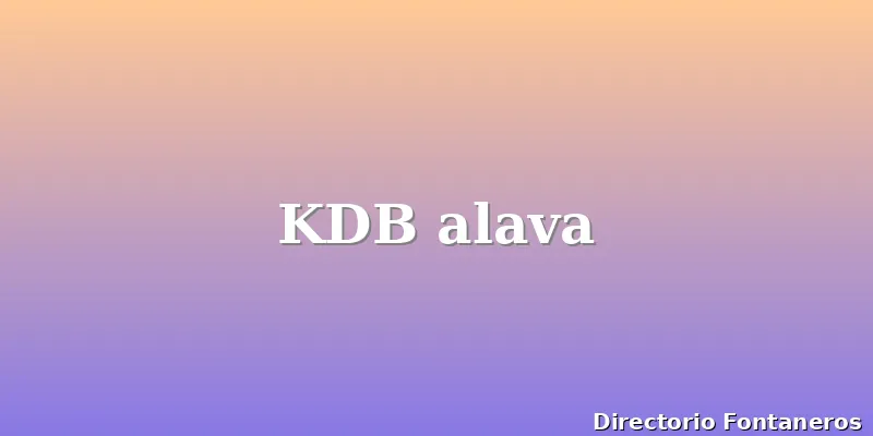 KDB alava