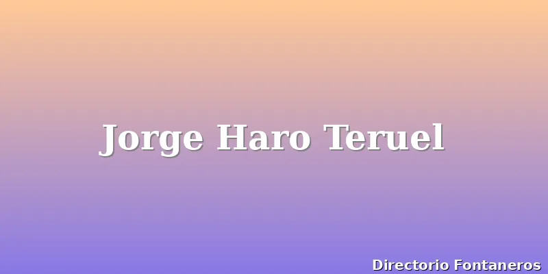 Jorge Haro Teruel