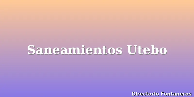 Saneamientos Utebo