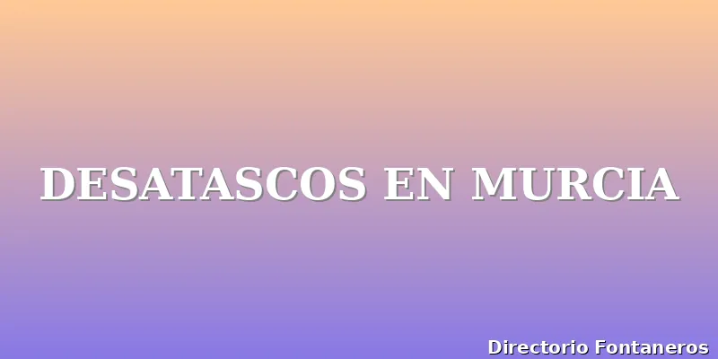 DESATASCOS EN MURCIA