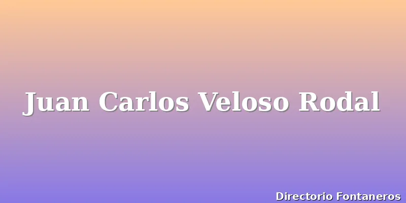 Juan Carlos Veloso Rodal