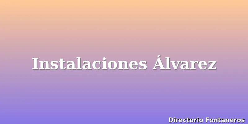 Instalaciones Álvarez