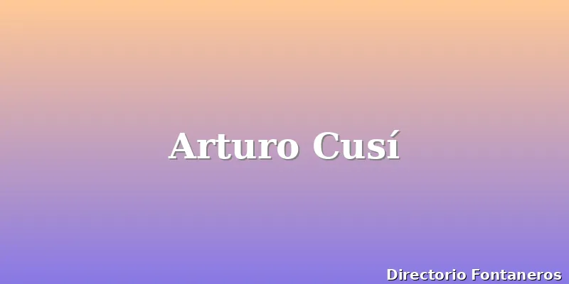 Arturo Cusí