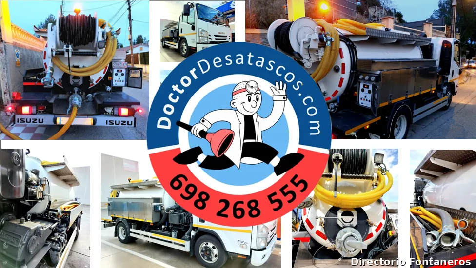 Doctor Desatascos Camion CUBA - Barcelona - 24/7