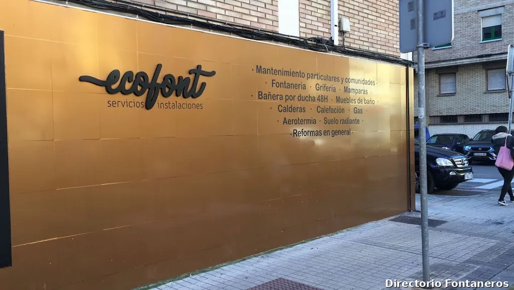 ECOFONT servicios e instalaciones de fontanería