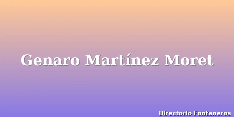 Genaro Martínez Moret
