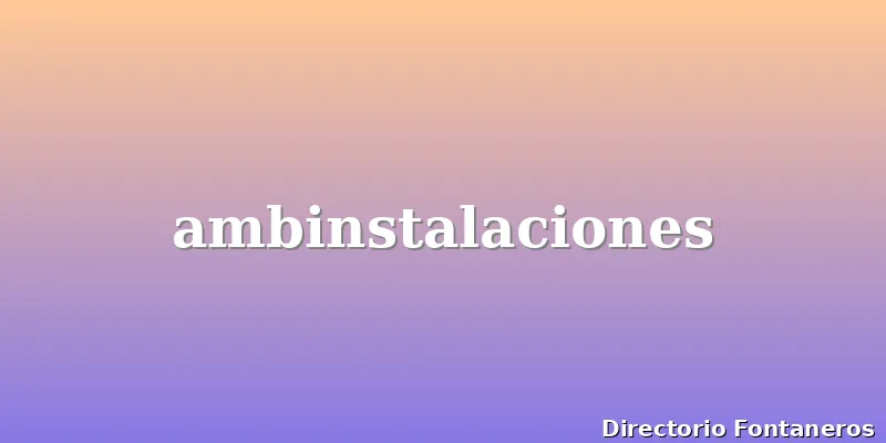ambinstalaciones
