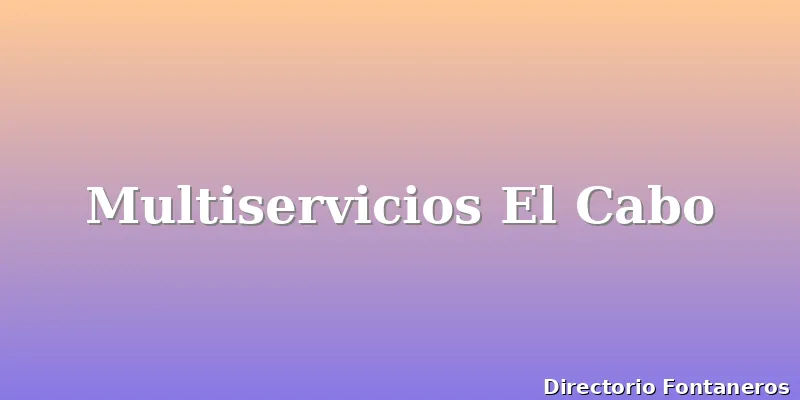 Multiservicios El Cabo